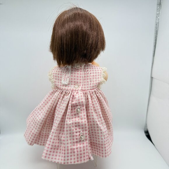 Madame Alexander Sweet Tears Doll #3627 Pink Gingham Dress - Original Pacifier - Picture 4 of 11